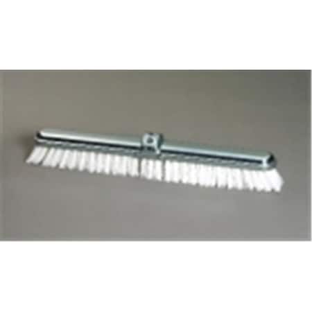 Gordon Brush Milwaukee Dustless Brush 235181 18 In. Deck Scrub; Stiff Polypropylene; Blue; Case Of 12 235181